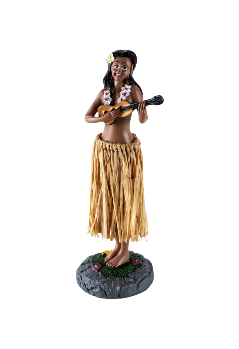 Hawaiian Hula Dashboard Girl