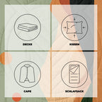 Cloudtouch Pillow Blanket Jasper / Tree Green