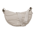 Wavy Puffer Moon Bag (Monochrome)